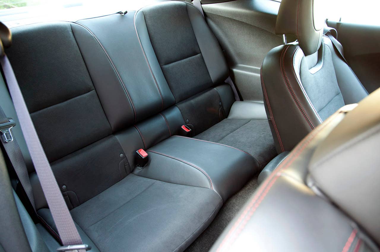 2012 Chevrolet Camaro ZL1 rear seats