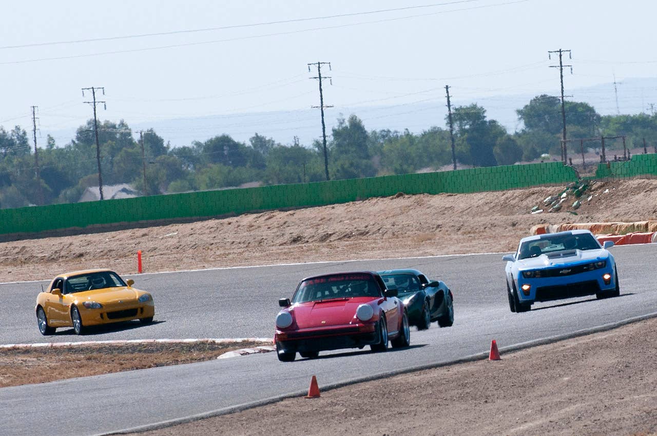 2012 Chevrolet Camaro ZL1 on track