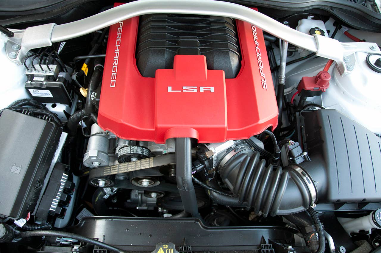 2012 Chevrolet Camaro ZL1 engine