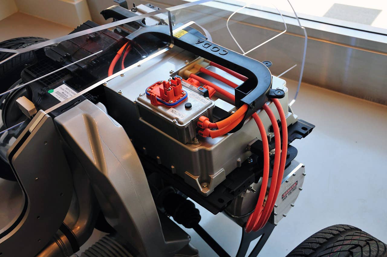 2012 Coda Sedan electric motor