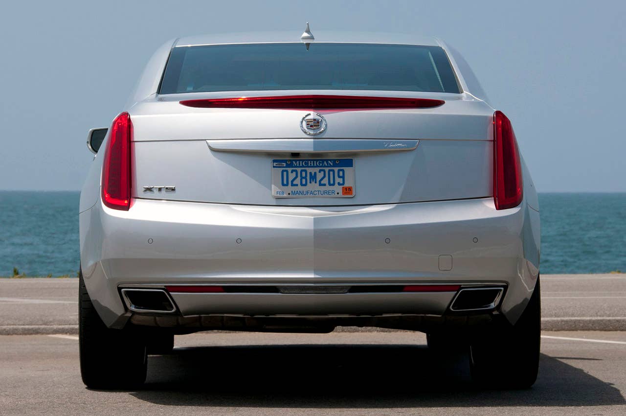 2013 Cadillac XTS rear view