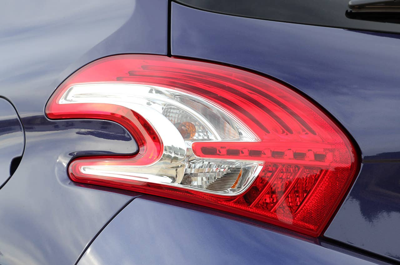 2012 Peugeot 208 taillight
