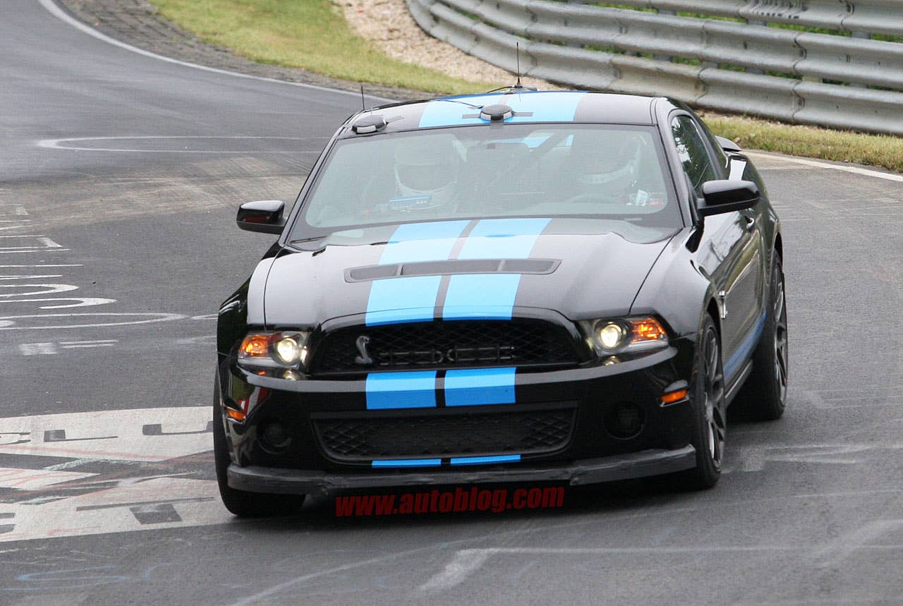 Ford Mustang Shelby GT500 Spy Shots front