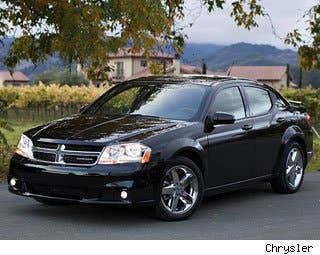 MSRP: $18,995 - $25,495 Invoice: $18,730 - $24,330 Fuel Economy: 21 mpg City, 29 mpg Highway  The Dodge Avenger is a car we can feel a bit sorry for. It was a car developed while Chrysler was owned by private equity firm Cerberus Capital, which, like most private equity firms, knew more about cost cutting than product development. The car competes in one of the most brutal categories in the auto industry, and just barely competes.  Chrysler owner Fiat has made many improvements, but is in process of phasing out the car in favor of one that it developed from scratch. We don't hate the Avenger, but we can only recommend it if it is much cheaper than the other cars in the category when the rebates and incentives are factored in.  Research the Dodge Avenger Dodge Avenger Photos & Information Dodge Avenger Specs Dodge Avenger Local Dealer Price Quote