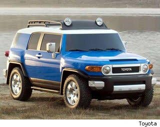 MSRP: $26,880 - $28,470 Invoice: $24,999 - $26,477 Fuel Economy: 17 mpg City, 20 mpg Highway  The Toyota FJ Cruiser seemed like a good idea. It was meant to be an homage to the old Toyota Land Cruiser of the 1970s, a Jeep-like, fun-to-drive beauty that was loved the world over.  But the FJ has always just been…well…awkward. Awkward and clunky to drive, park and see out of. The whole thing. It comes in pretty colors, but it's beastly to drive.  Research the Toyota FJ Cruiser Toyota FJ Cruiser Photos & Information Toyota FJ Cruiser Specs Toyota FJ Cruiser Local Dealer Price Quote