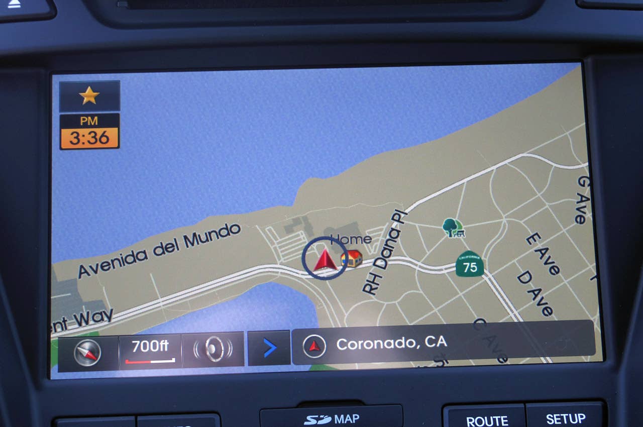 2013 Hyundai Sante Fe navigation system
