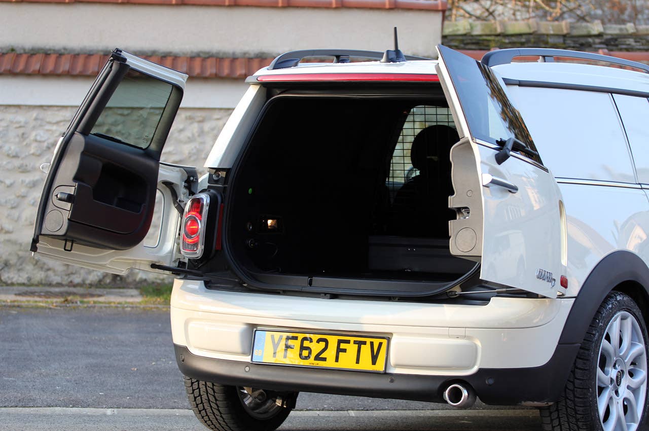 2014 Mini Cooper Clubvan rear cargo area
