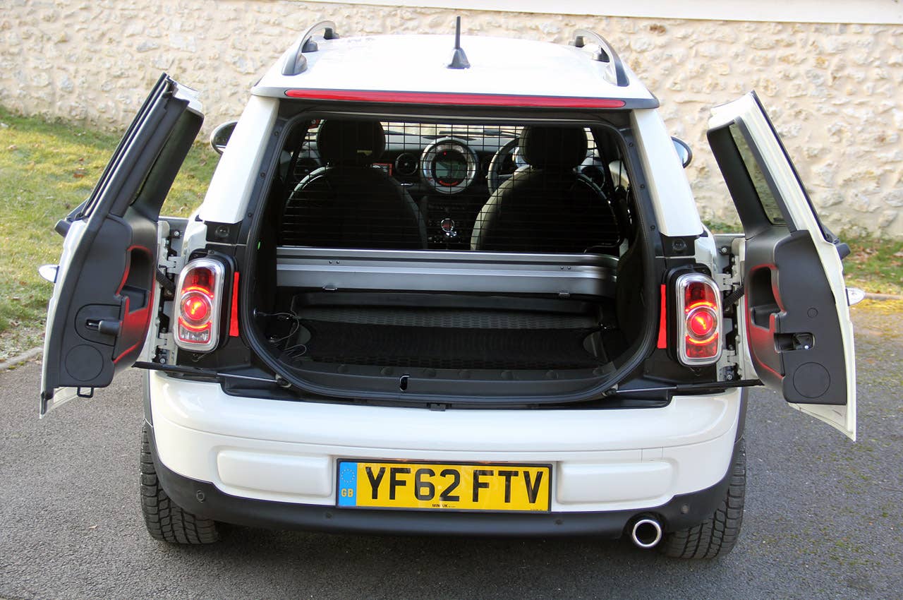 2014 Mini Cooper Clubvan rear cargo area