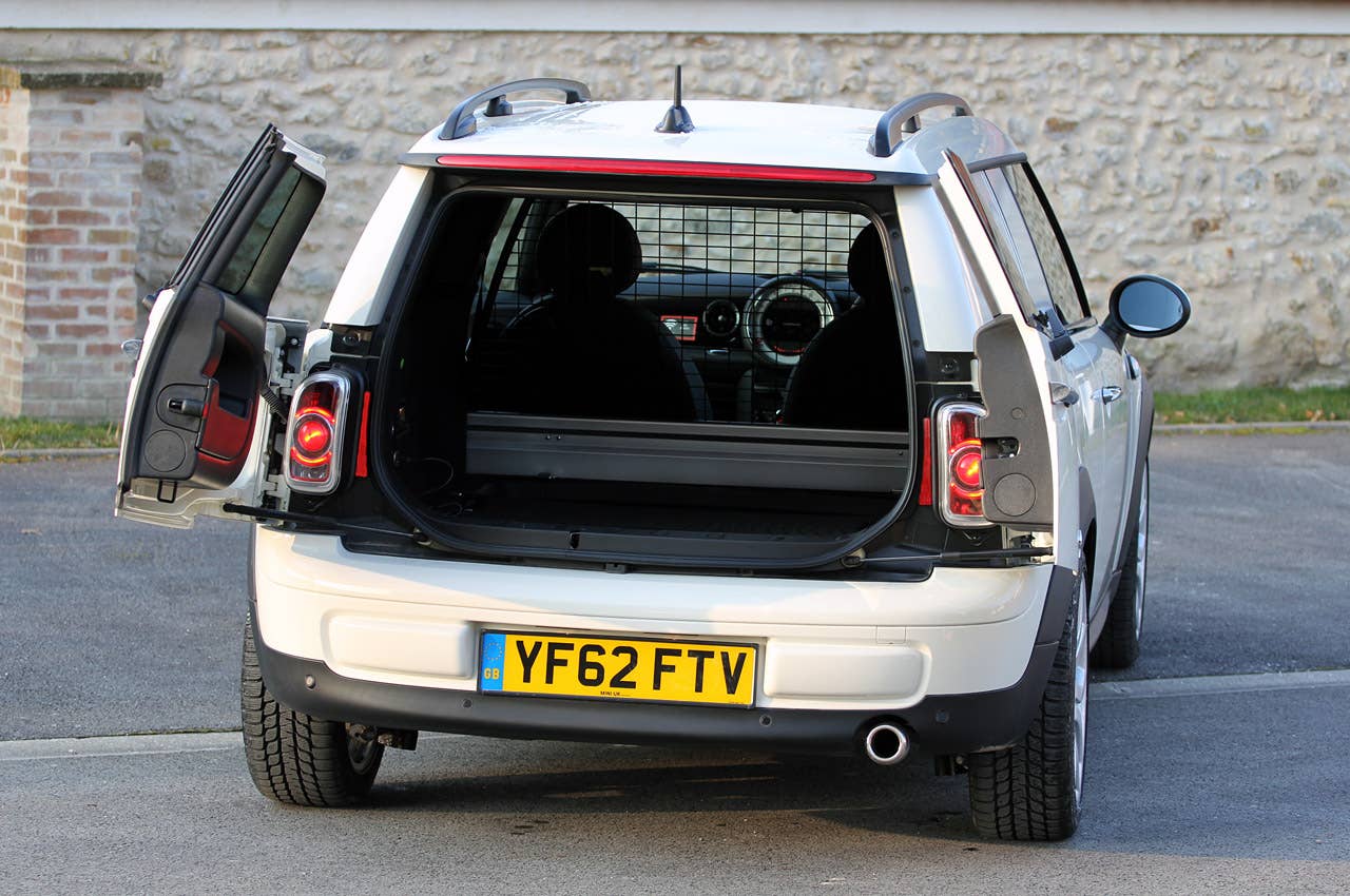 2014 Mini Cooper Clubvan rear cargo area