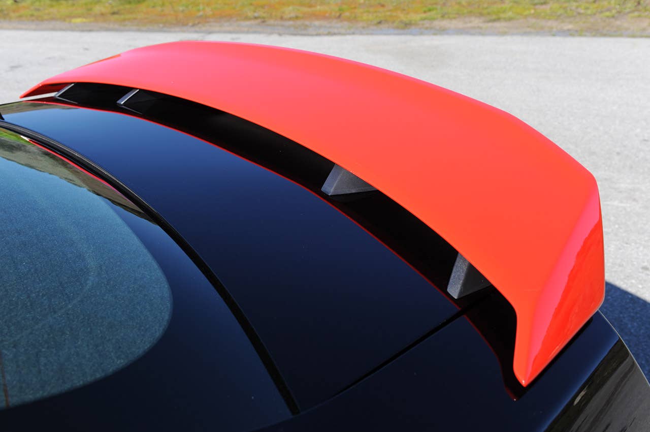 2012 Ford Mustang Boss 302 Laguna Seca rear spoiler