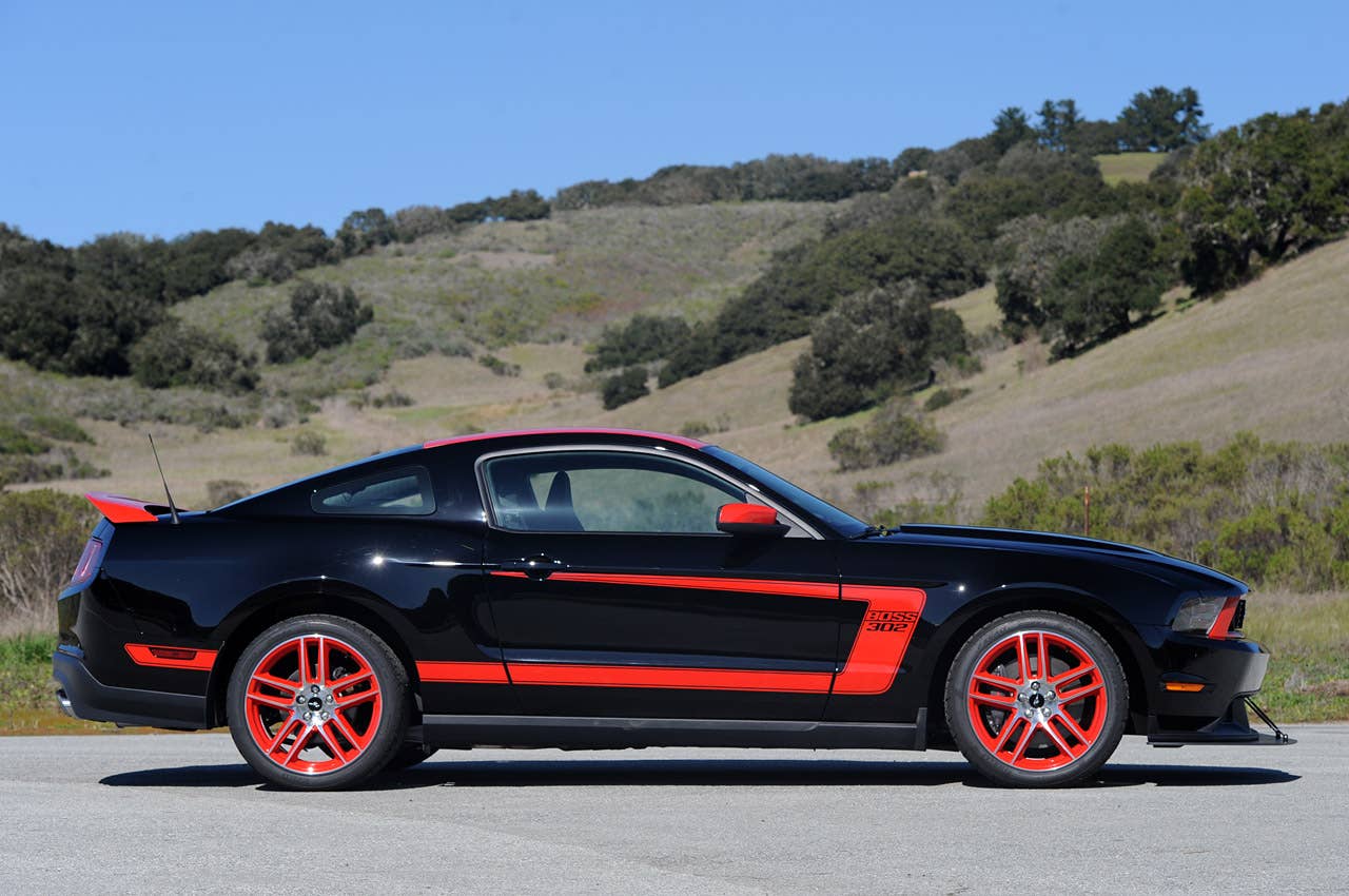 2012 Ford Mustang Boss 302 Laguna Seca side view