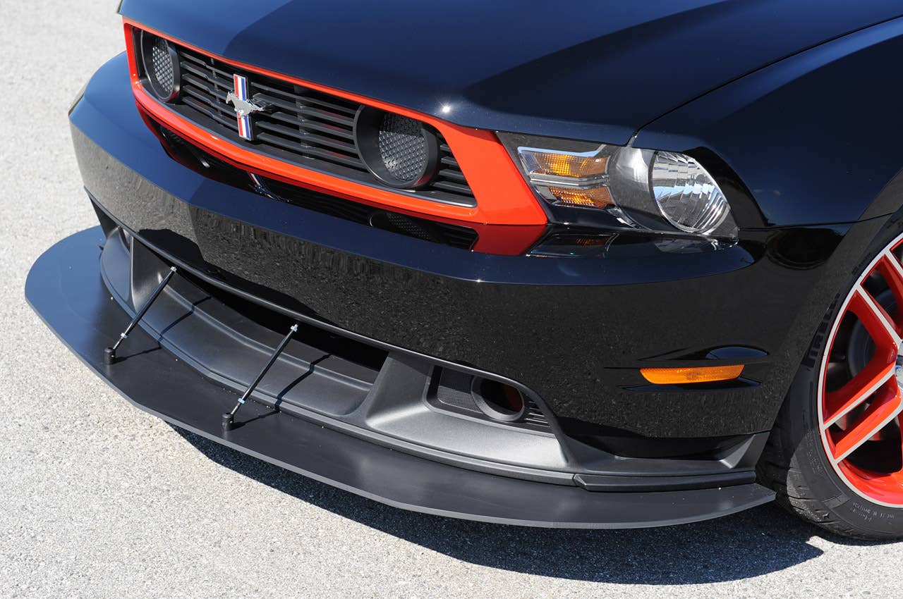 2012 Ford Mustang Boss 302 Laguna Seca front detail