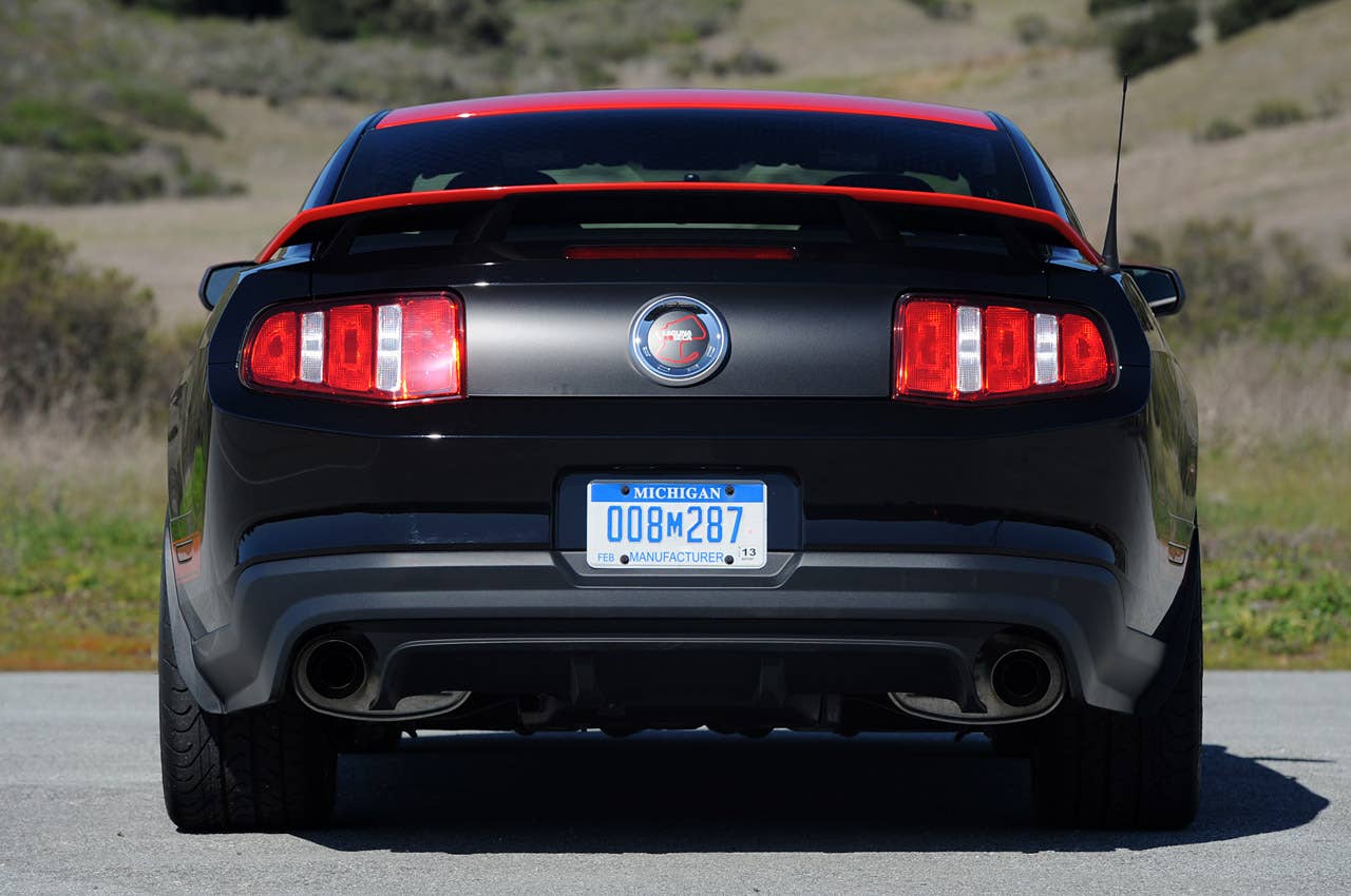 2012 Ford Mustang Boss 302 Laguna Seca rear view