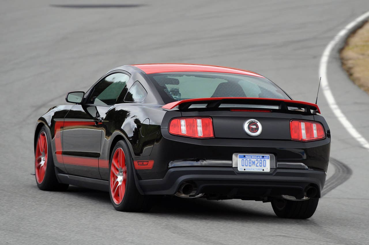 2012 Ford Mustang Boss 302 Laguna Seca on track