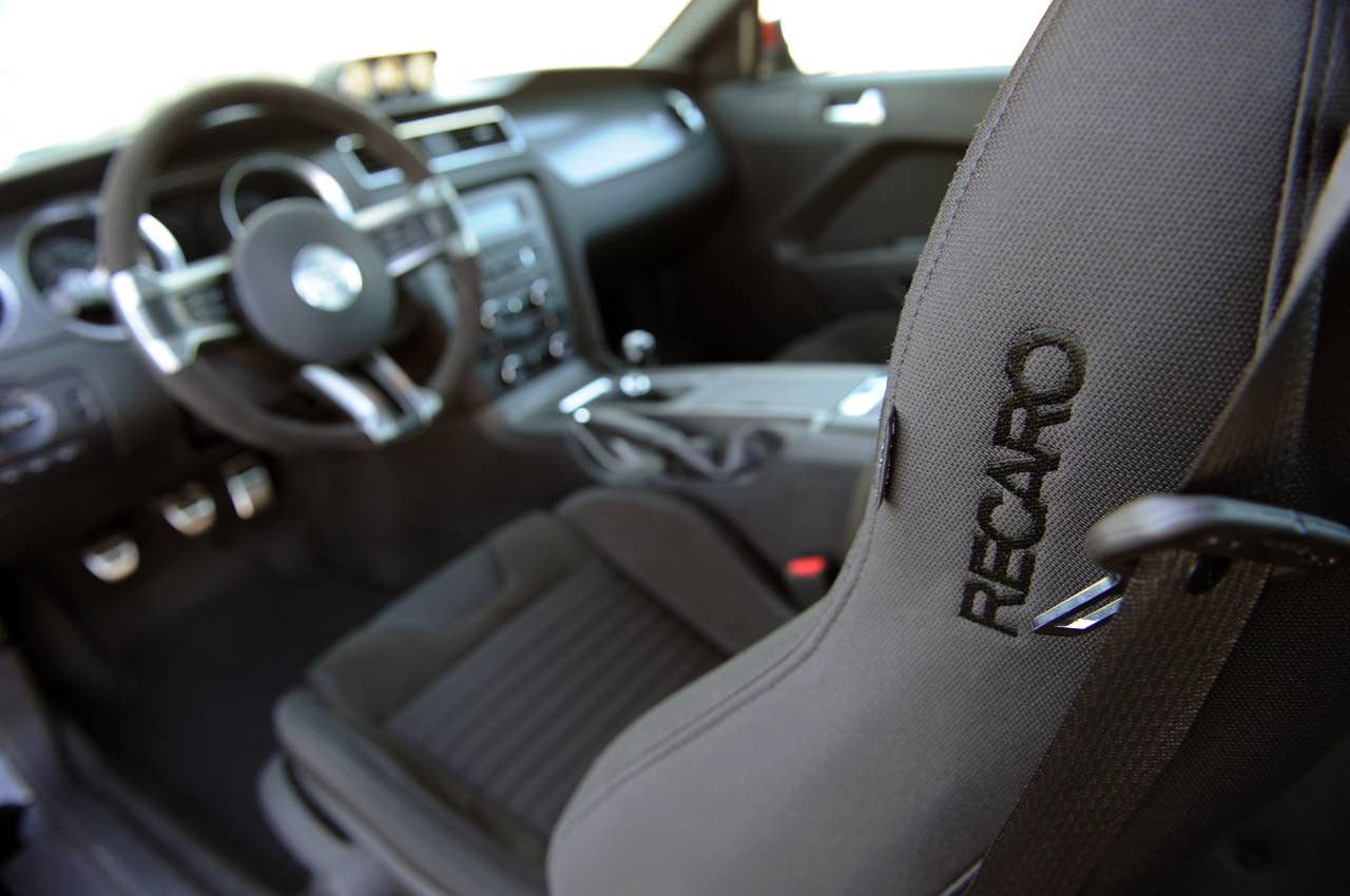 2012 Ford Mustang Boss 302 LagunaSeca seat detail