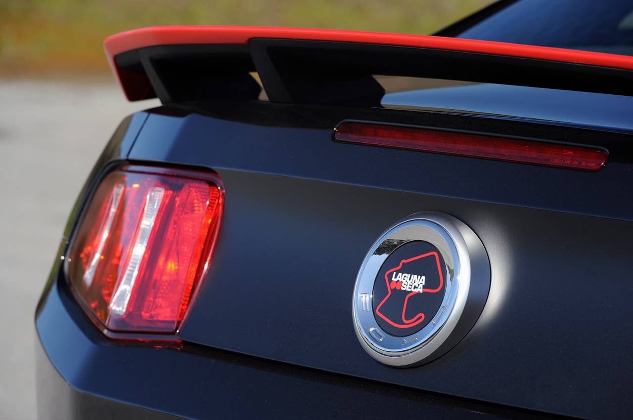 2012 Ford Mustang Boss 302 Laguna Seca rear detail