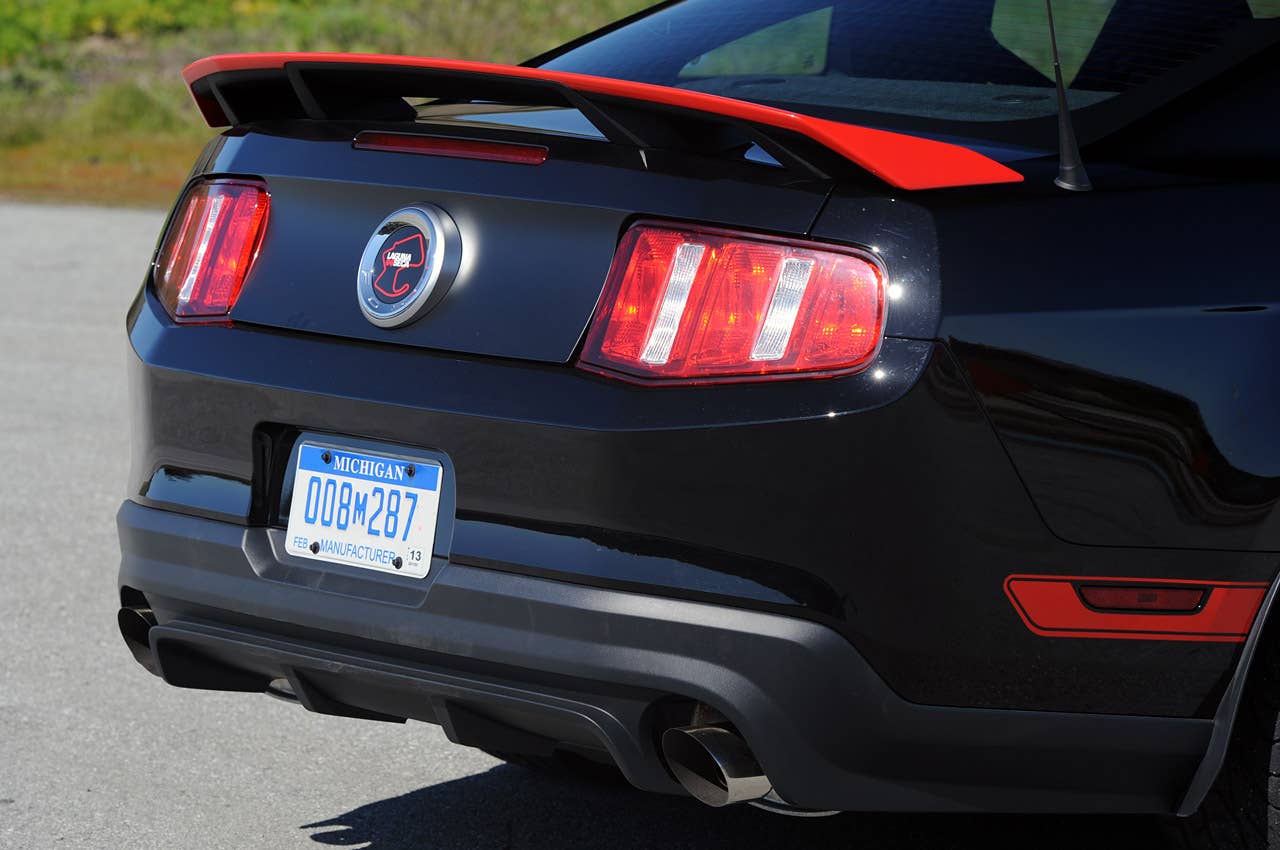 2012 Ford Mustang Boss 302 Laguna Seca rear detail