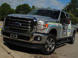 The beauty of any CNG vehicle is it operates nearly exactly the same way as their gas counterparts. CNG's are going to play a role in keeping internal combustion engines driving this nation 50 years from now. Sorry all of you electric fans– there's not going to be 1 million EVs on U.S. roads by 2015 or even 2020. Your time is coming, but not for a while.  But CNG hasn't only arrived, it's already been here and the energy equivalent to a gallon of unleaded ranges is half, ranging in price from $1.70 to $2.20.