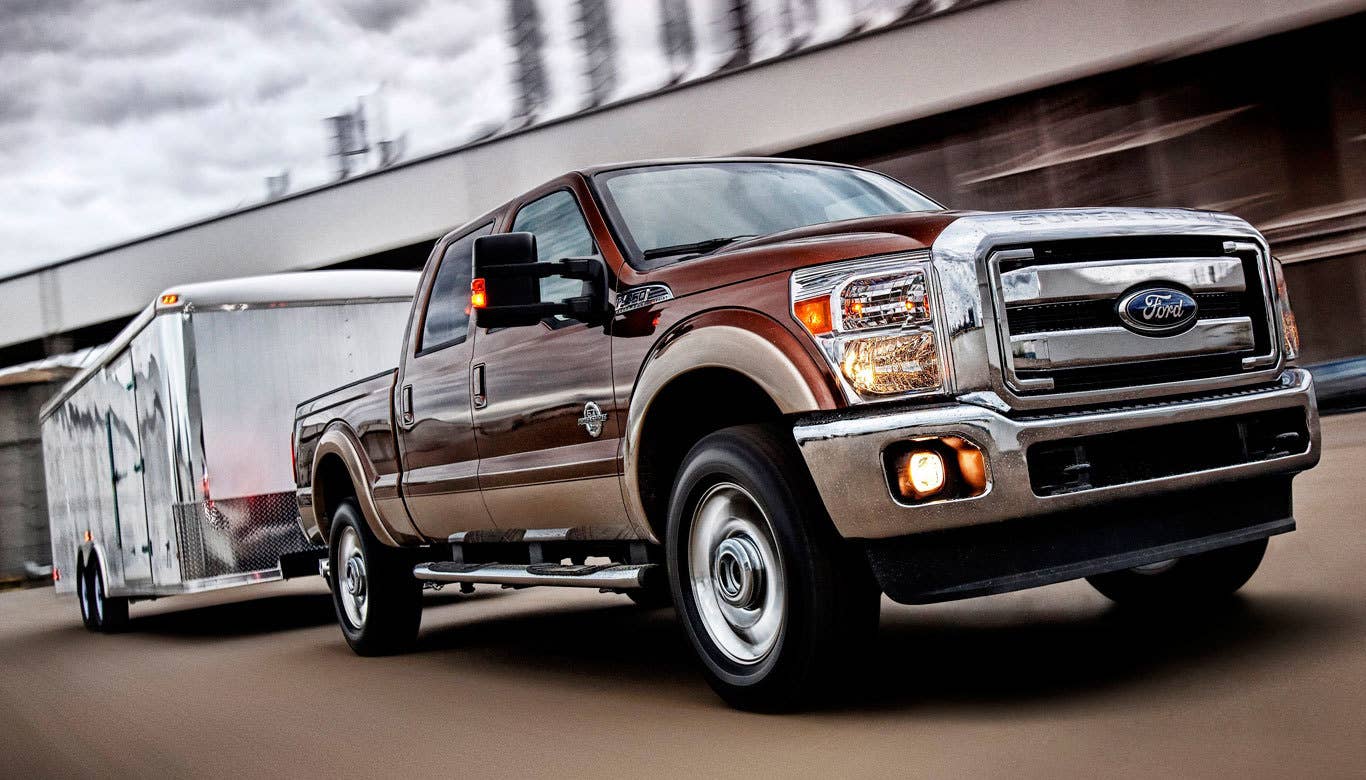 Sticker Price: $31,940 - $50,730 Invoice Price: $29,464 - $46,798 Fuel Economy: NA  The F-350, which is another Heavy Duty offering from Ford, topped the list as the safest cars for passengers, according to Insure.com. Its massive size is obviously an asset when it comes to safety, but the truck also comes numerous standard safety features (most of which can also be found on the F-250) such as traction control, electronic stability control, a hill launch assist feature and side curtain airbags.  Research the Ford F-350 Ford F-350 Overview Ford F-350 Photos & Video Ford F-350 Local Dealer Price Quote