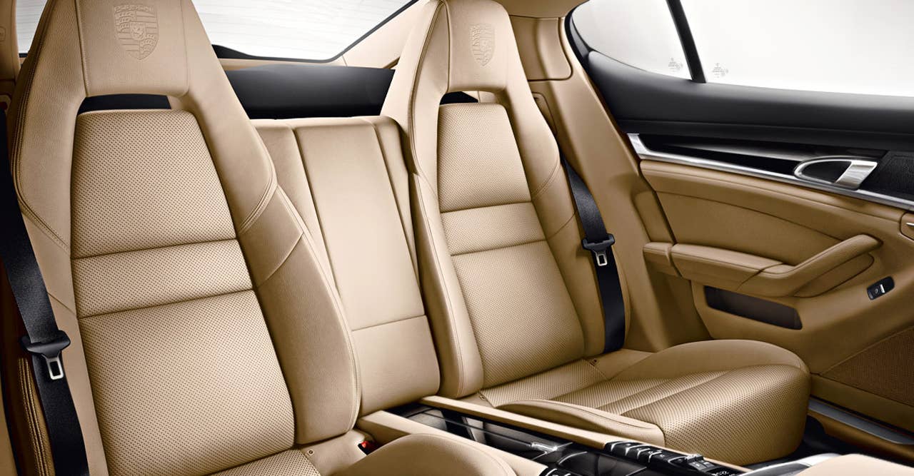 2013 Porsche Panamera Platinum Edition rear seats