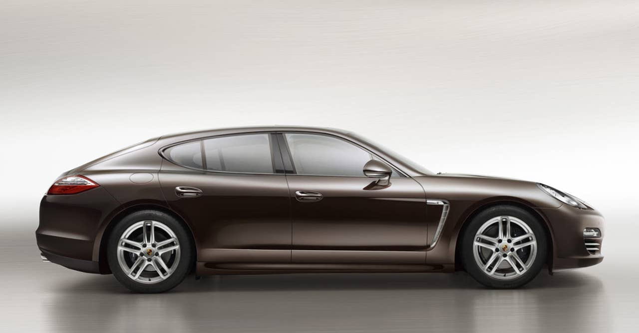 2013 Porsche Panamera Platinum Edition side