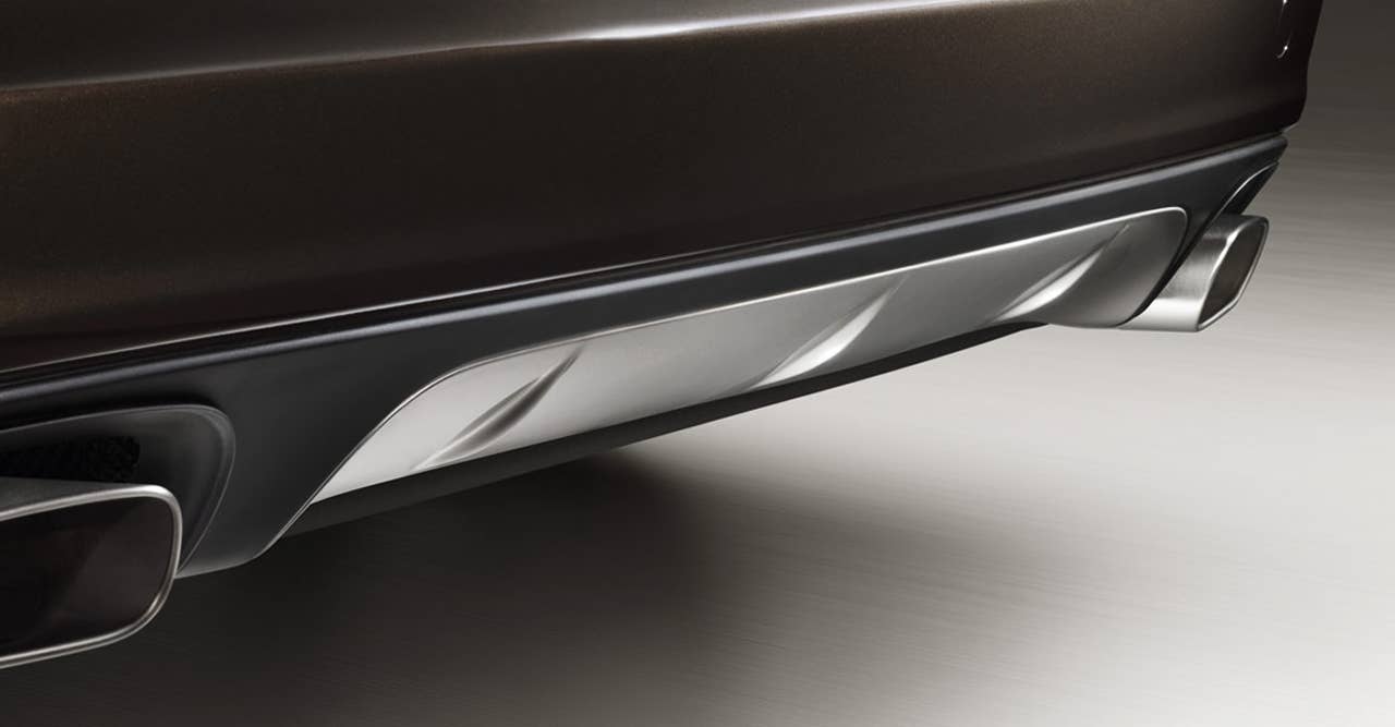 2013 Porsche Panamera Platinum Edition rear fascia detail