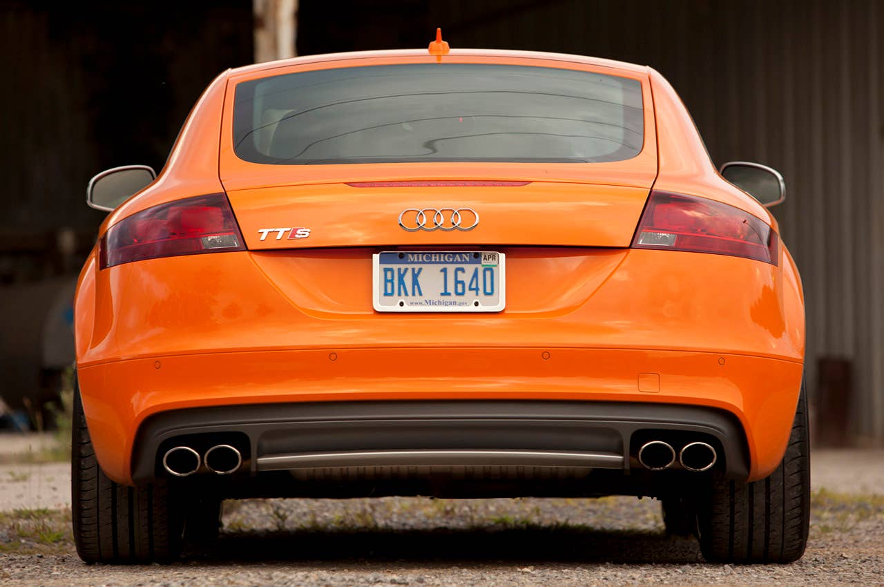 2012 Audi TTS rear view