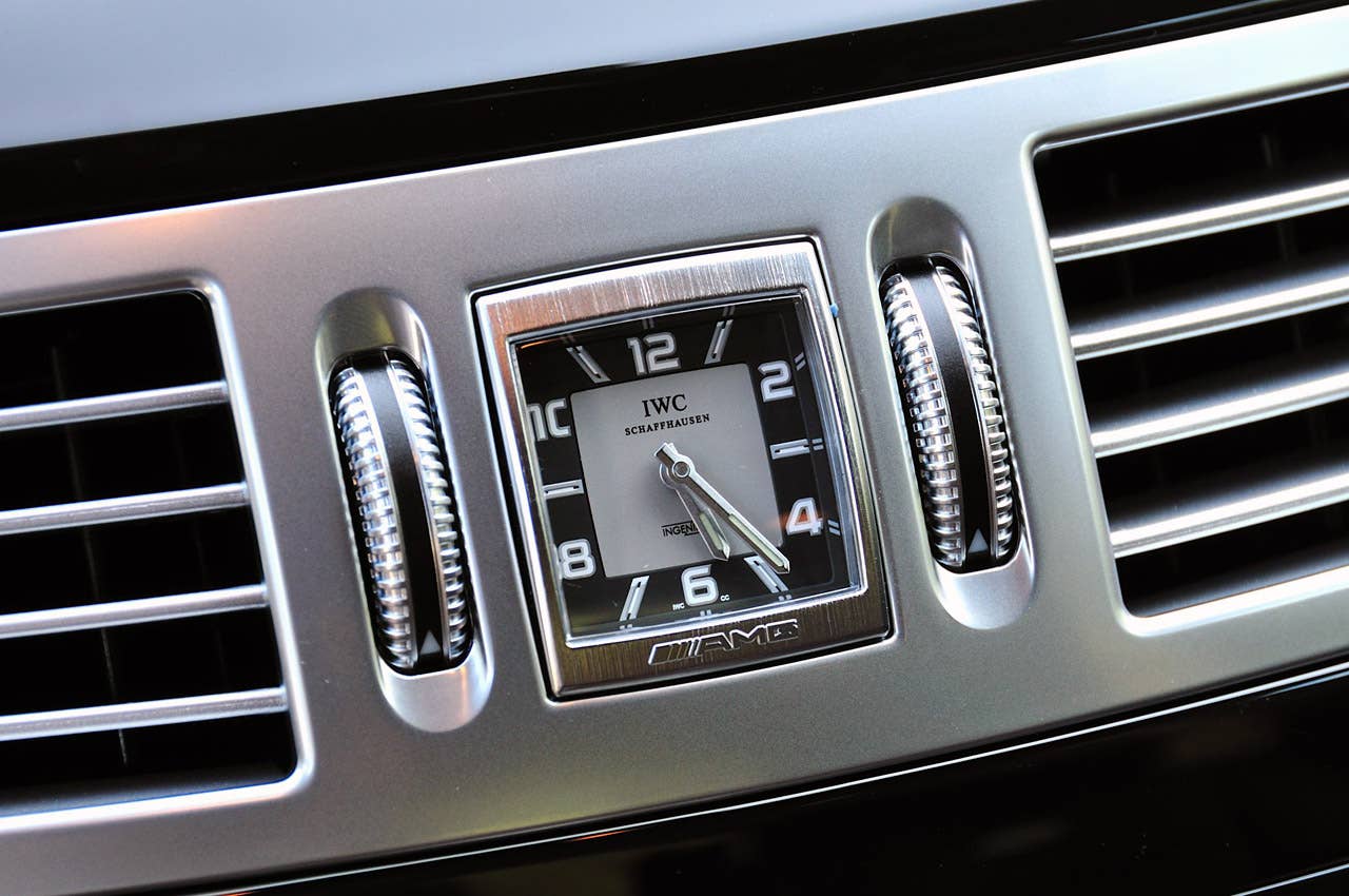 2012 Mercedes-Benz S63 AMG dash clock