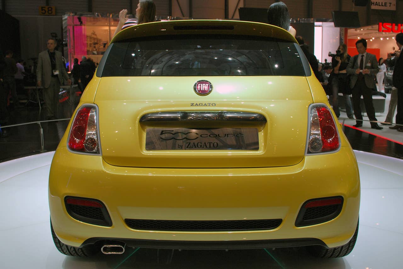 Fiat 500 Coupe Zagato concept: Geneva 2011