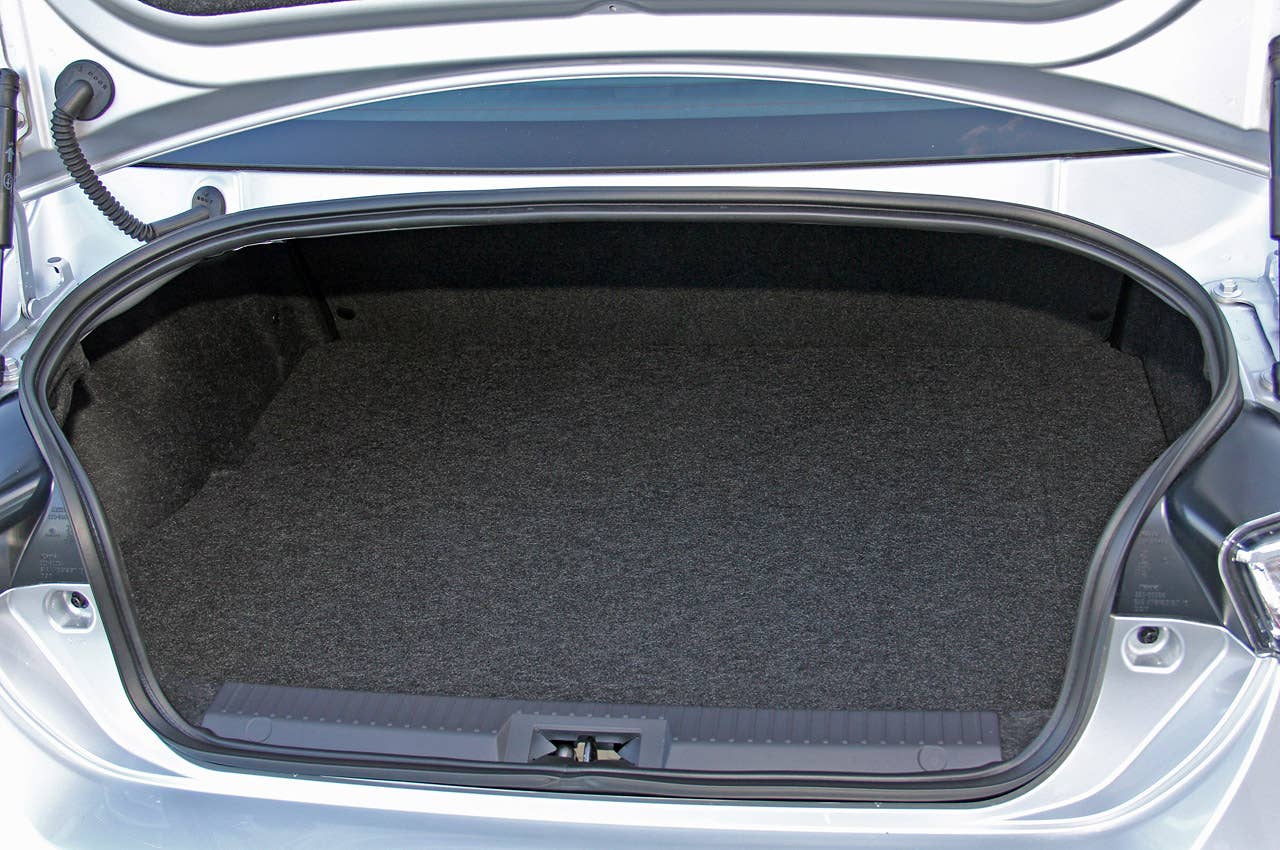 2013 Subaru BRZ trunk