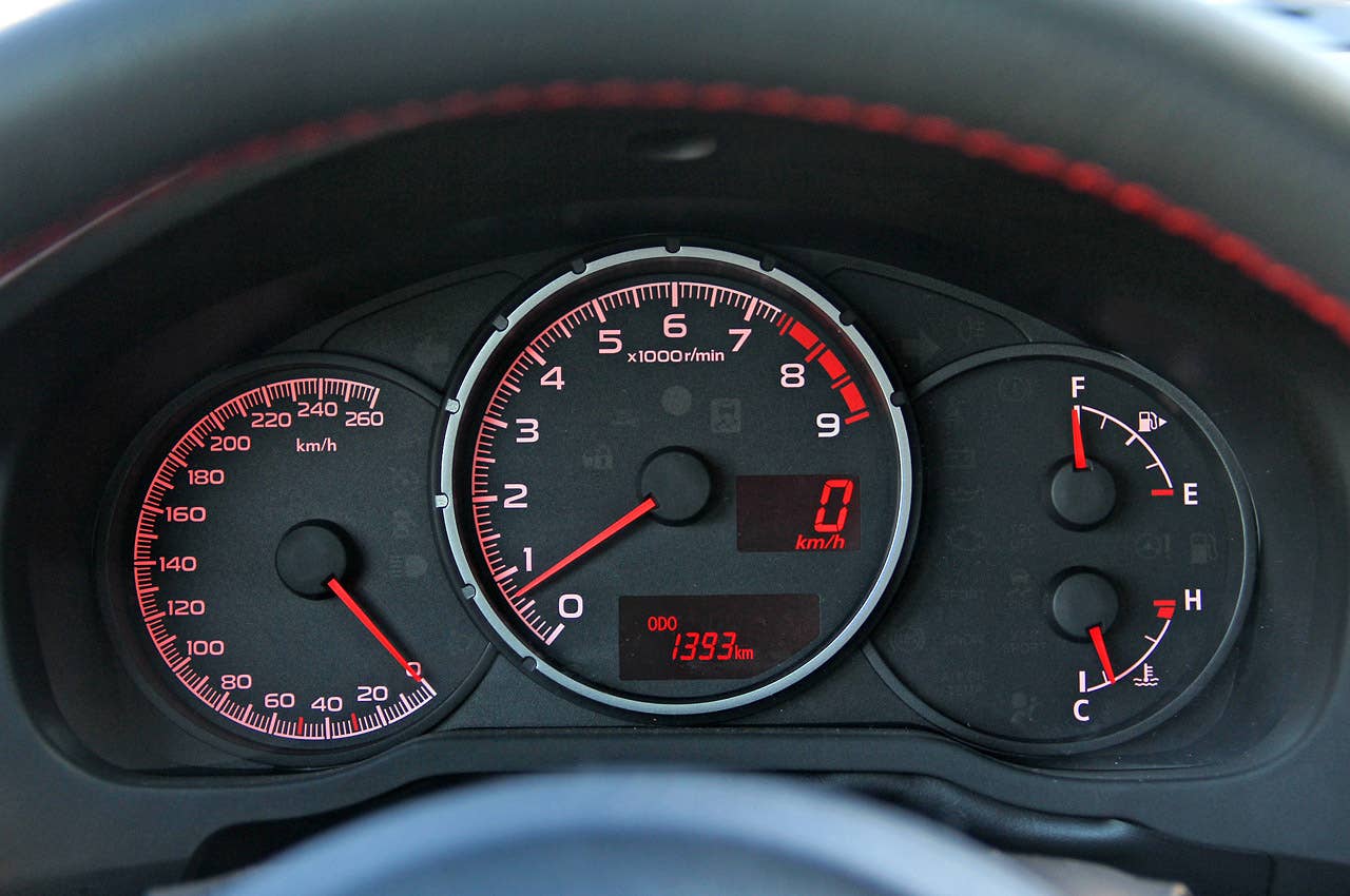 2013 Subaru BRZ gauges