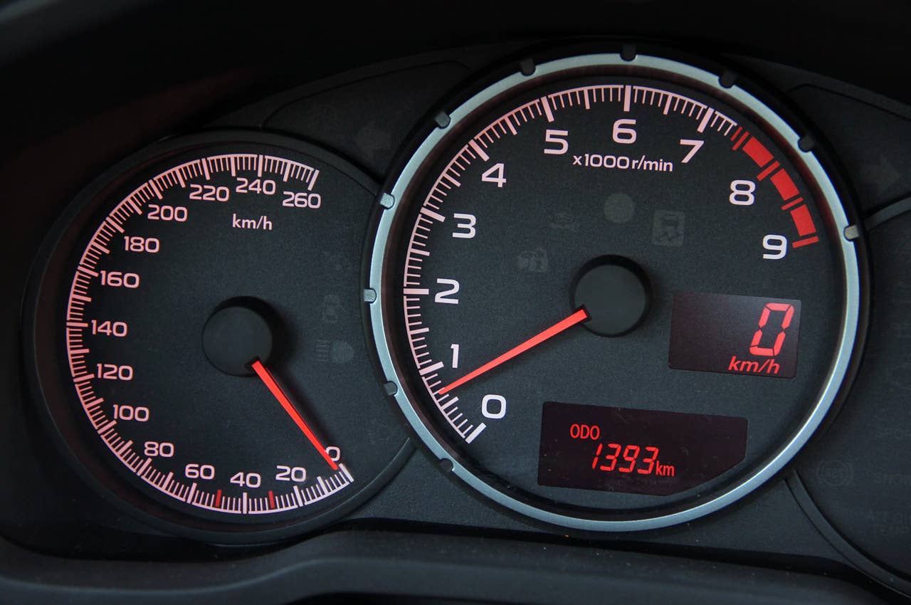 2013 Subaru BRZ gauges