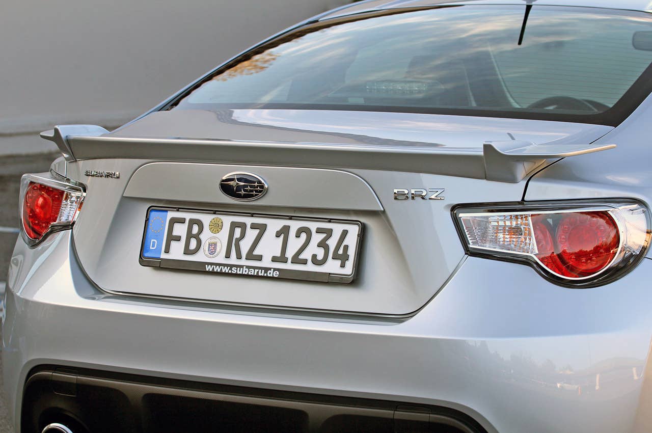 2013 Subaru BRZ rear detail
