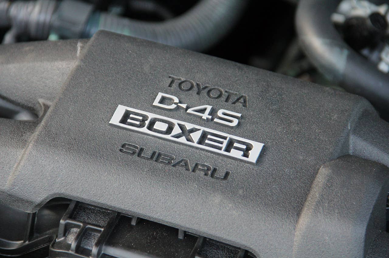 2013 Subaru BRZ engine detail