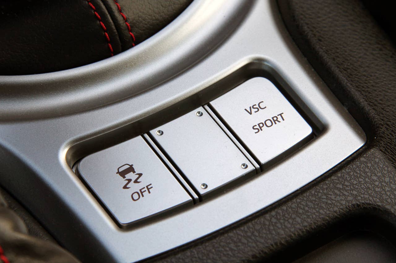 2013 Subaru BRZ traction settings