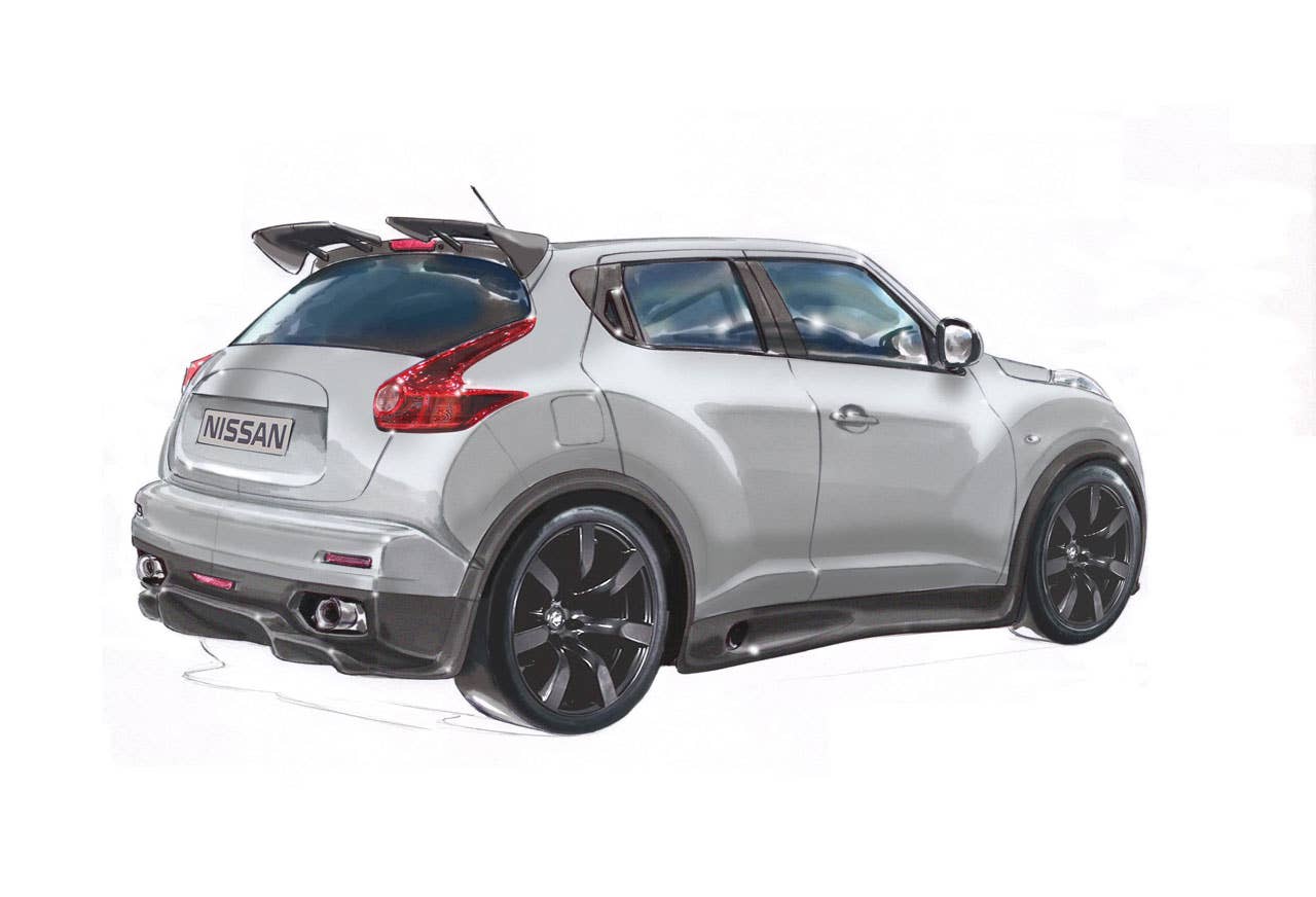 Nissan Juke-R Concept rear 3/4