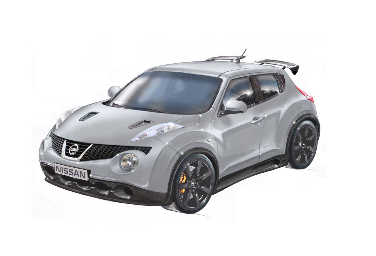 Nissan Juke-R Concept front 3/4