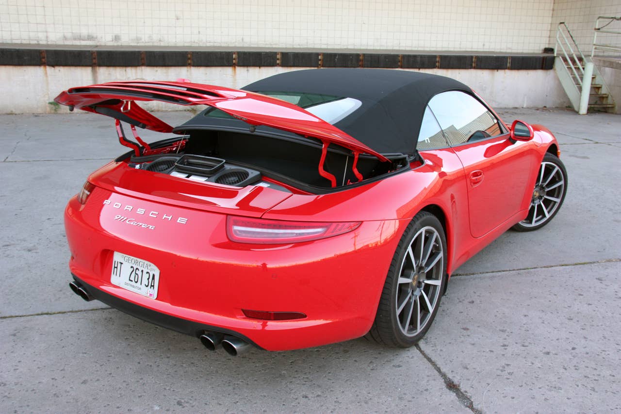 2012 Porsche 911 Carrera Cabriolet engine bay