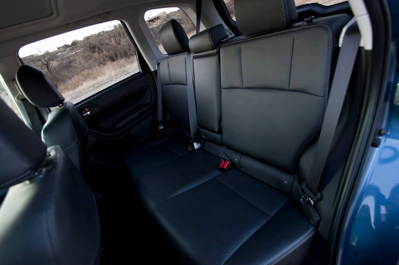 2014 Subaru Forester XT rear seats