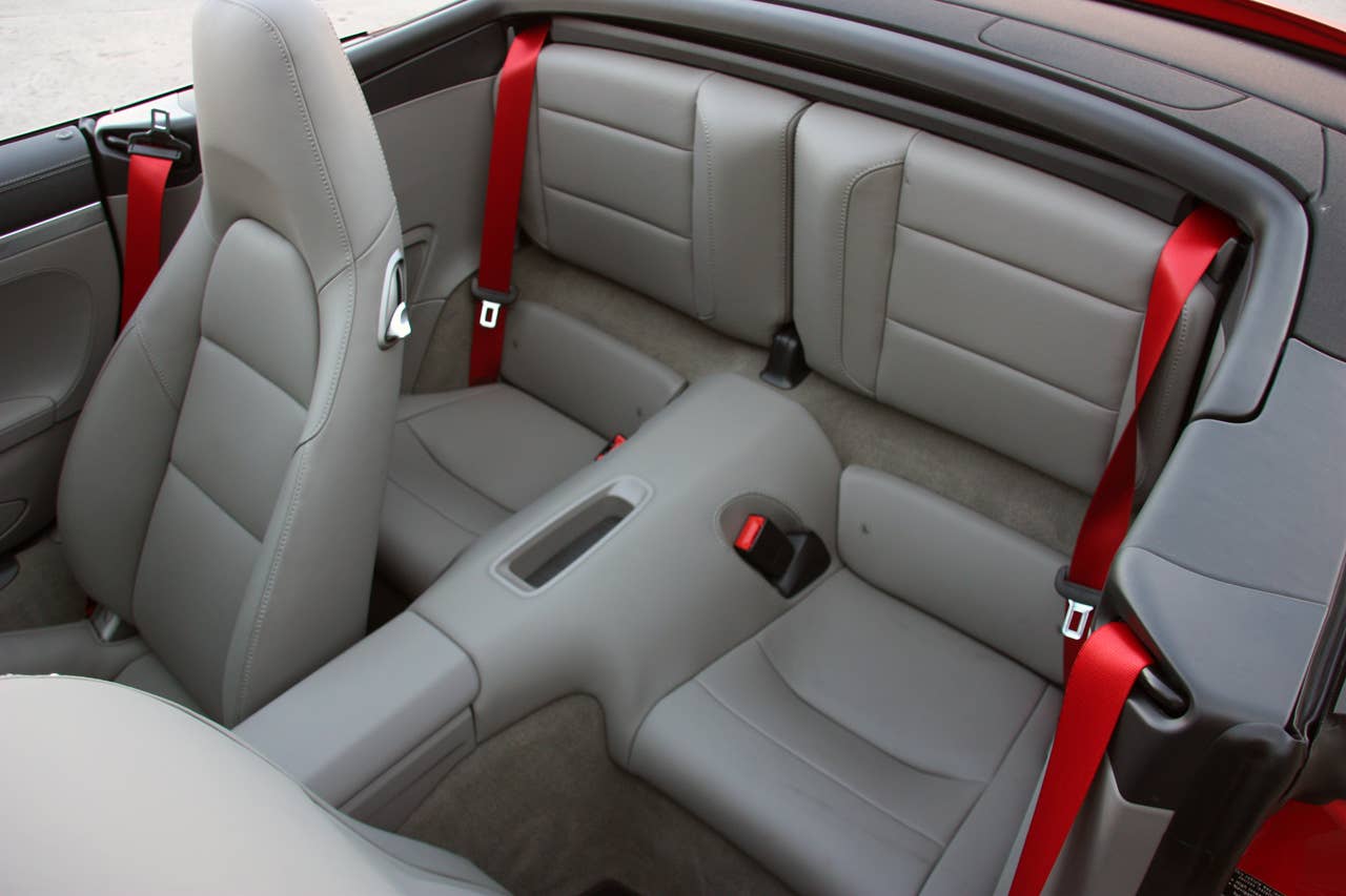 2012 Porsche 911 Carrera Cabriolet rear seats