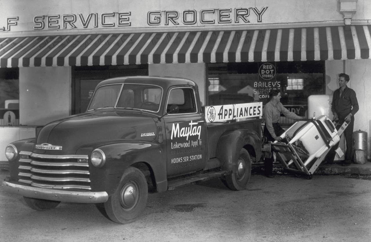 Trucks (in the small commercial vehicle sense) and vans are as big a part of the Chevrolet story as its cars. And the 1948 range was one of the most significant series the company produced. Arriving in summer 1947, they were the first GM automobile products to have a completely post-war design, making them among the most up-to-date vehicles anywhere. Not a bad claim to fame for something meant to be utilitarian and hard-working! The mainstay of the range was the versatile and practical half-ton pick-up, which saw service all around the world."You just have to smile when you look at one," is Ed's opinion of the friendly looking load-lugger. "It's a real workhorse of a truck. The shape was just beautiful, but it still did its job well. It was clean, basic and affordable."