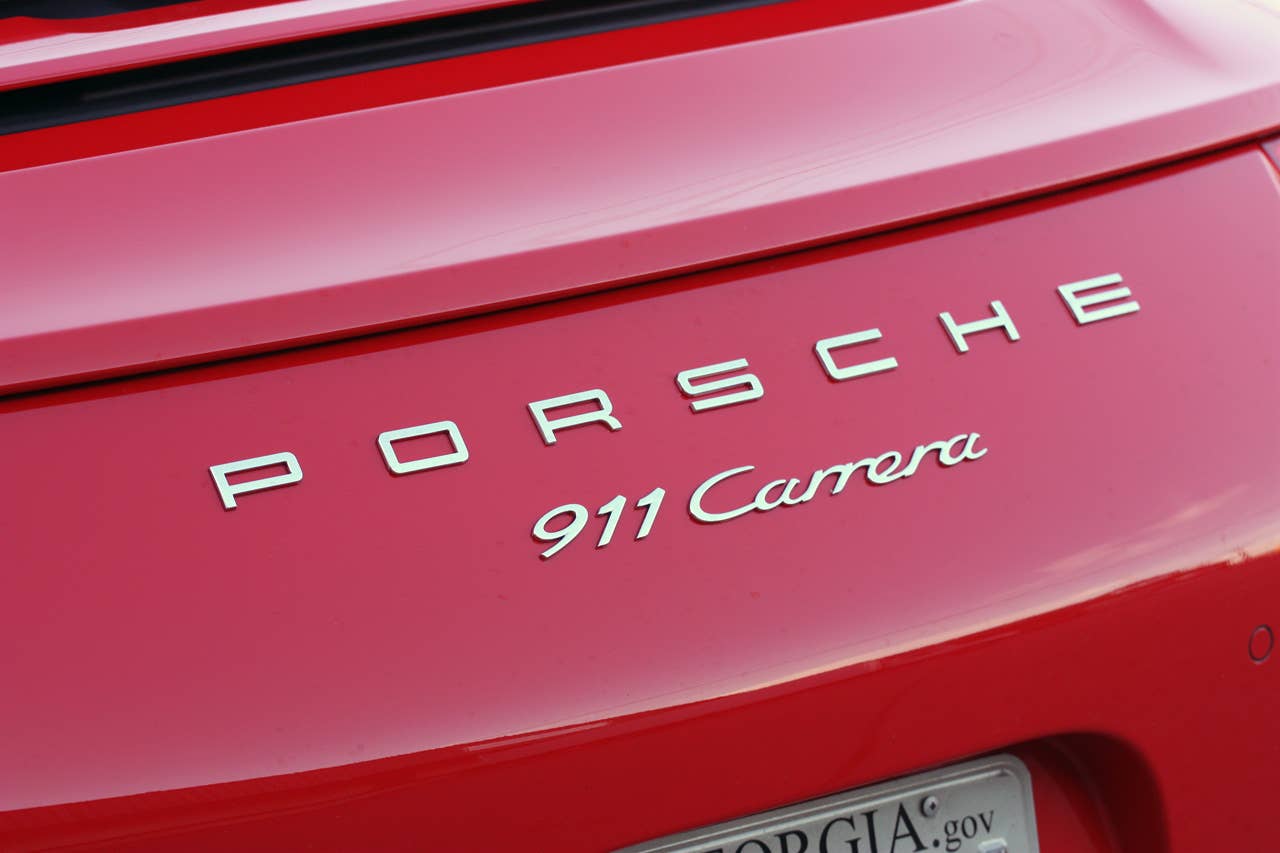 2012 Porsche 911 Carrera Cabriolet badge