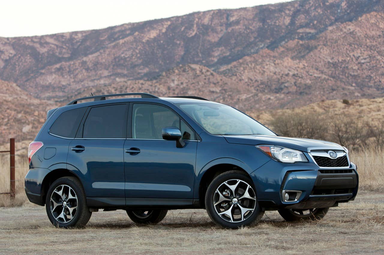 2014 Subaru Forester XT front 3/4 view