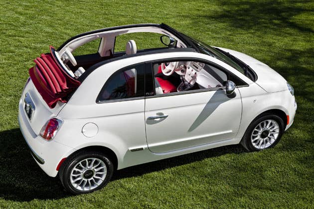 2012 Fiat 500c drops its top in New York - Autoblog