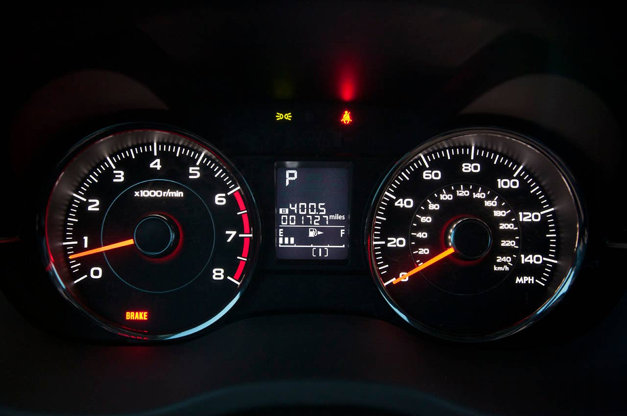 2014 Subaru Forester XT gauges