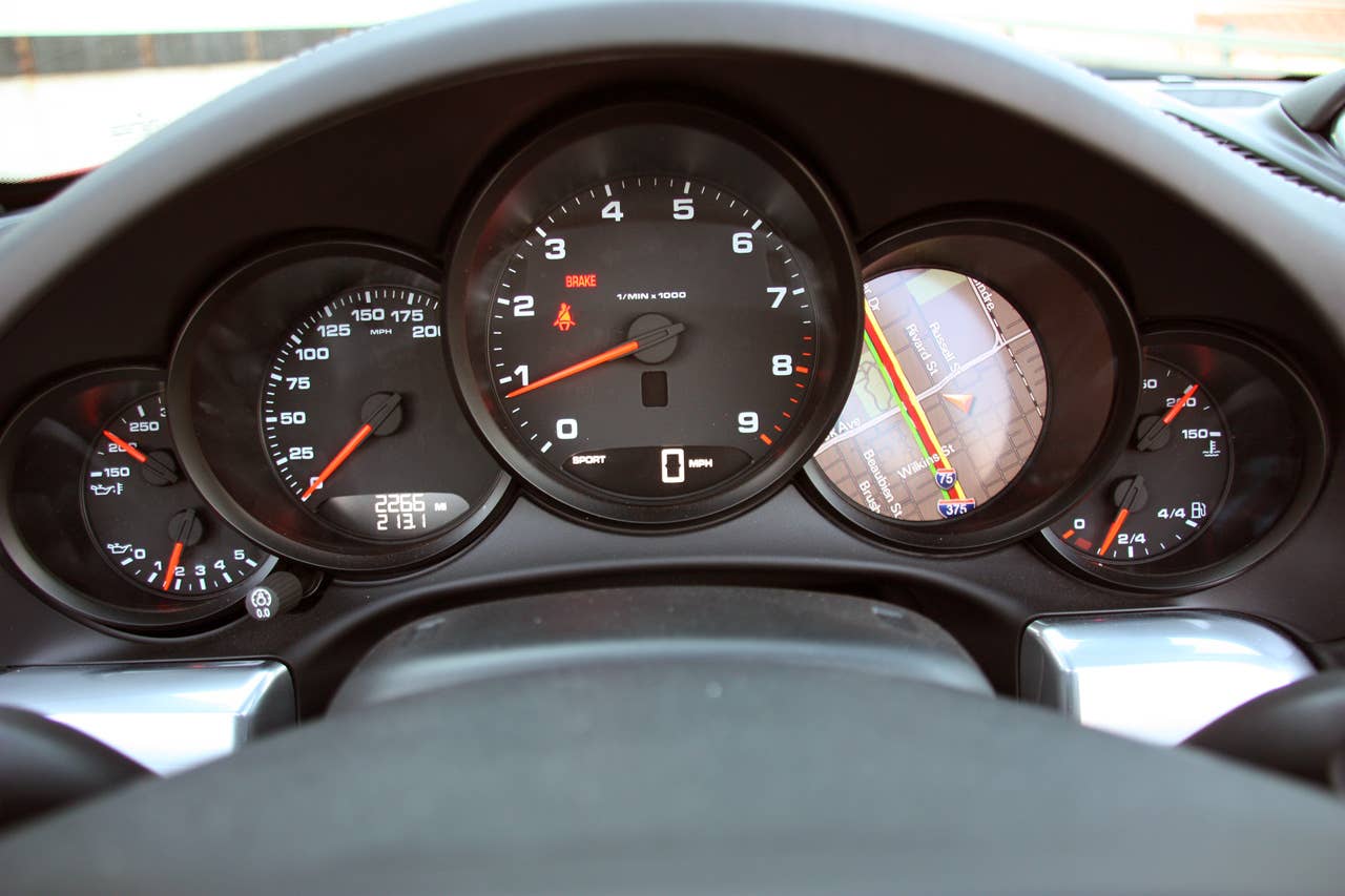 2012 Porsche 911 Carrera Cabriolet instrument cluster