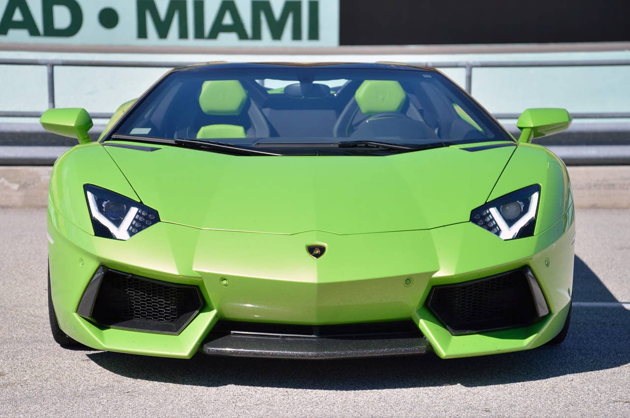 2013 Lamborghini Aventador LP 700-4 Roadster front view