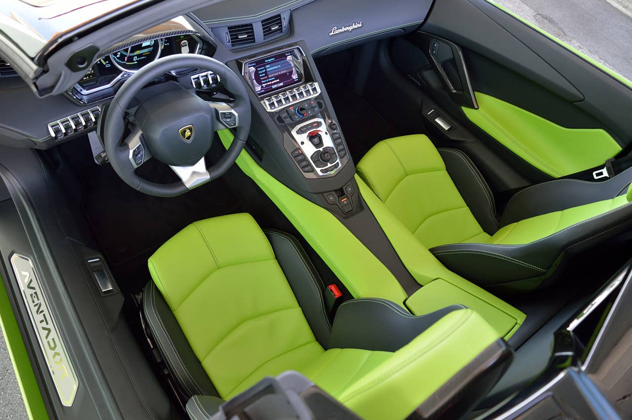 2013 Lamborghini Aventador LP 700-4 Roadster interior