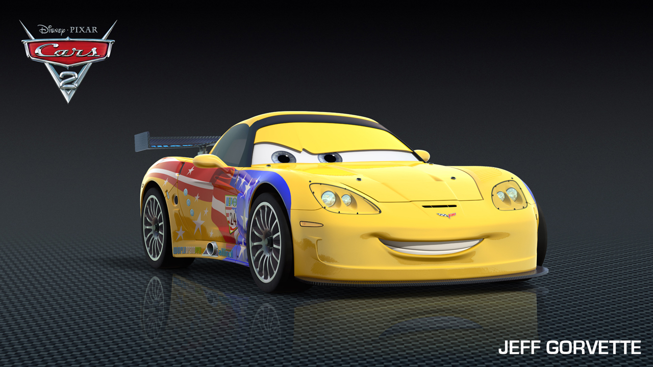 Jeff Gordon Cars 2 character