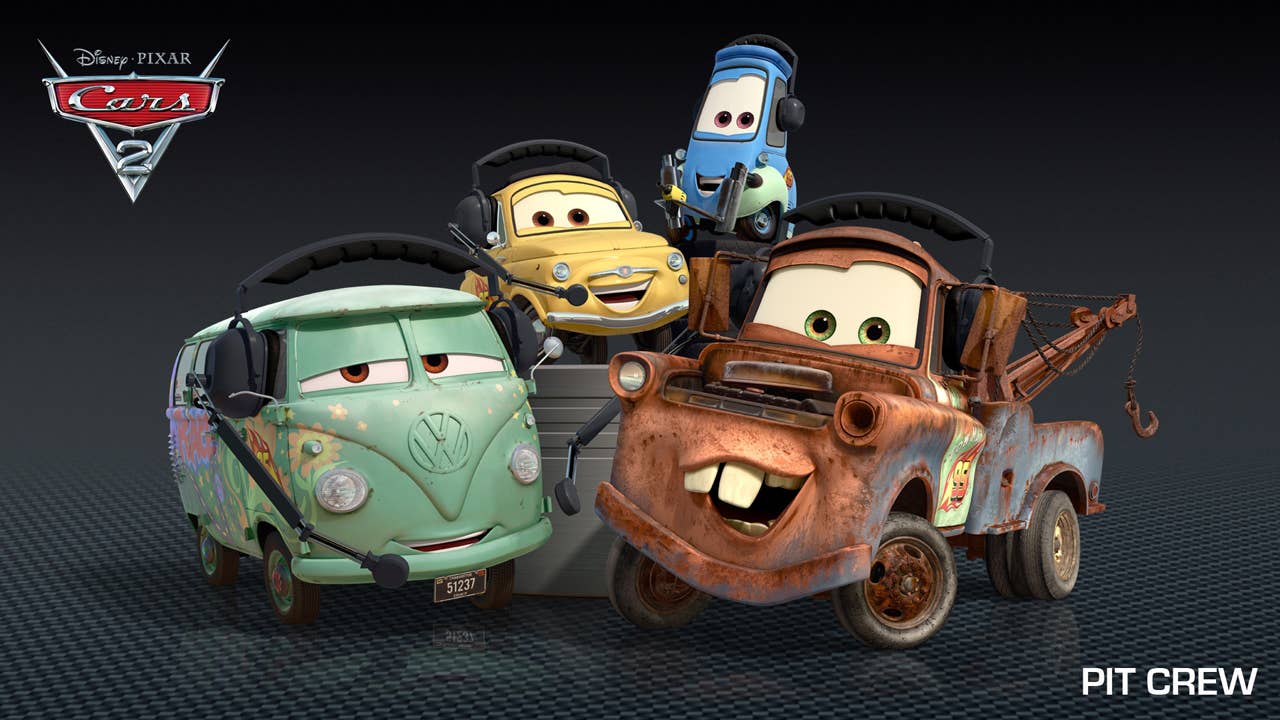 Cars 2 pit crew